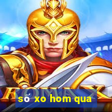 số xo hom qua