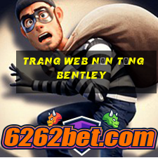 Trang web nền tảng Bentley