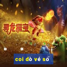 coi dò vé số