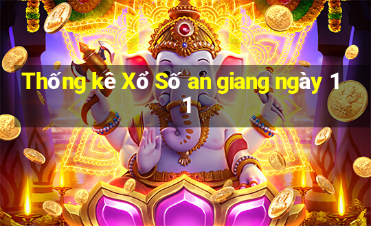 Thống kê Xổ Số an giang ngày 11