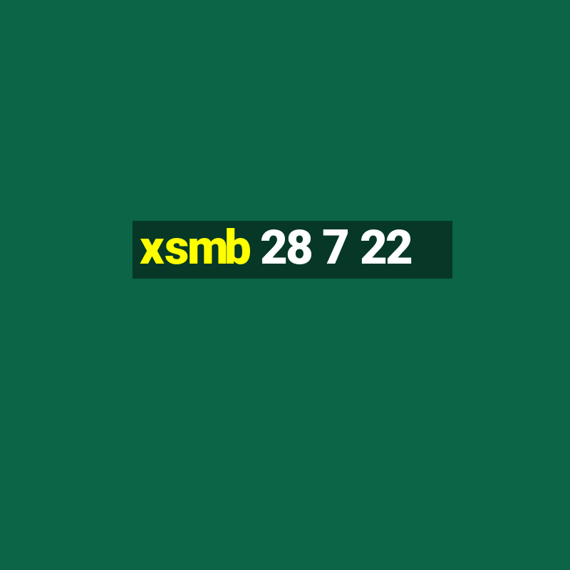 xsmb 28 7 22