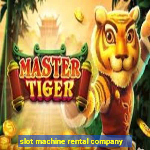 slot machine rental company