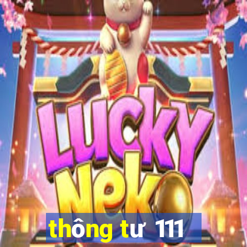 thông tư 111