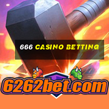 666 casino betting