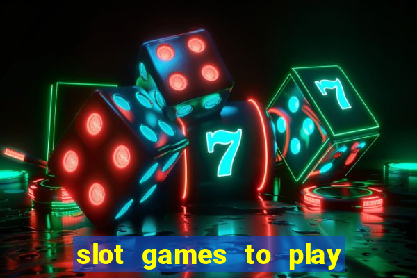 slot games to play for free