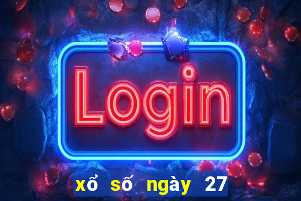 xổ số ngày 27 tháng 05