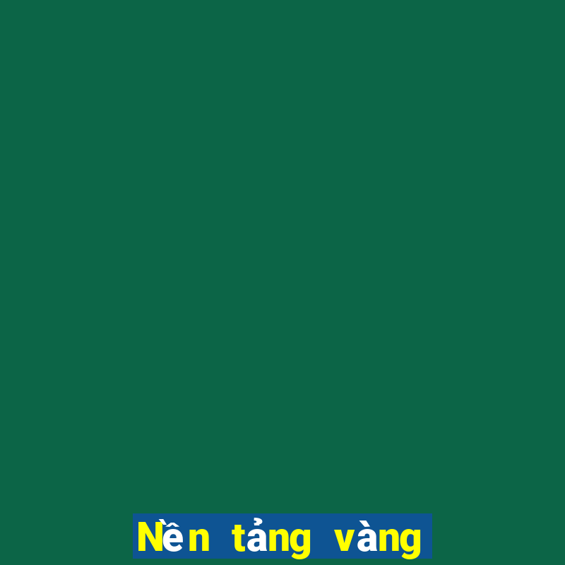 Nền tảng vàng xổ số điện tử