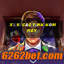 xổ số các tỉnh hôm nay