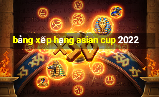 bảng xếp hạng asian cup 2022