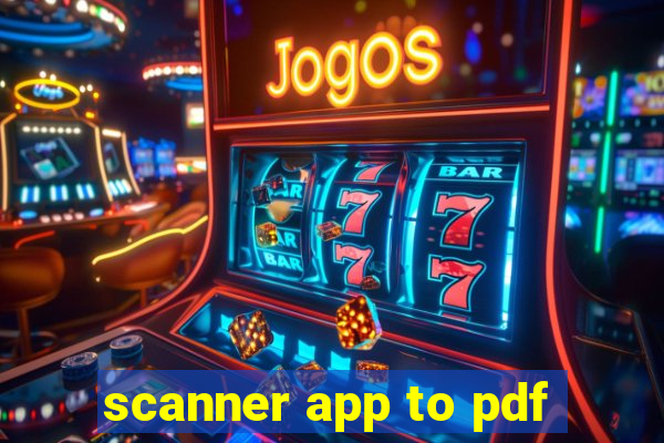 scanner app to pdf