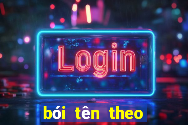 bói tên theo thần số học