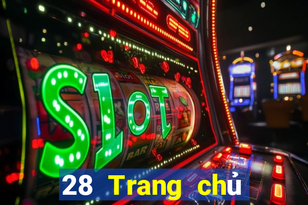 28 Trang chủ của trang web