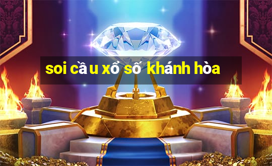 soi cầu xổ số khánh hòa