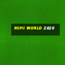 mini world 2020