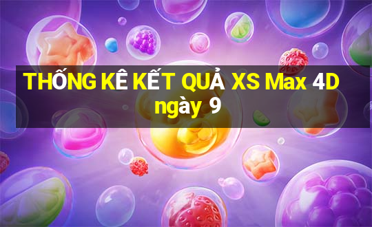 THỐNG KÊ KẾT QUẢ XS Max 4D ngày 9