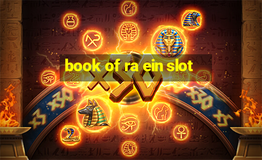 book of ra ein slot