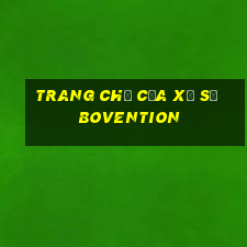 Trang chủ của xổ số Bovention