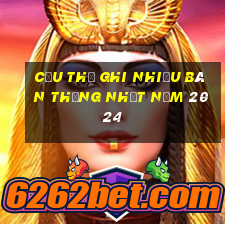 cầu thủ ghi nhiều bàn thắng nhất năm 2024