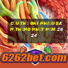 cầu thủ ghi nhiều bàn thắng nhất năm 2024