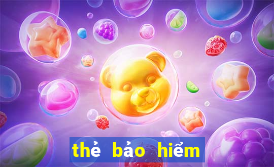 thẻ bảo hiểm y tế