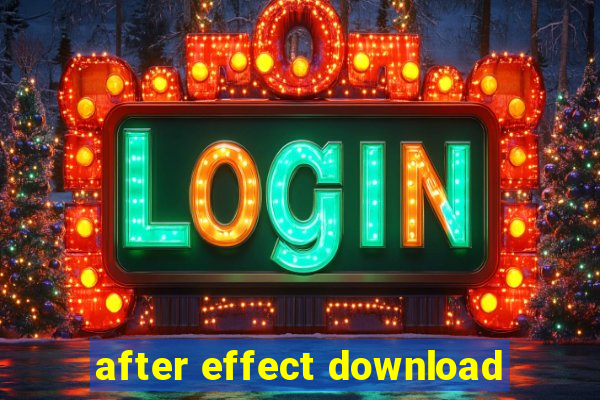 after effect download