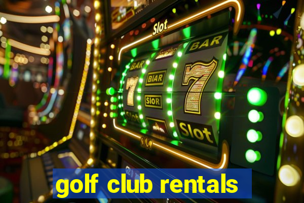 golf club rentals