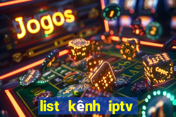 list kênh iptv fpt mới nhất 2022