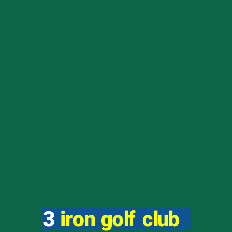 3 iron golf club