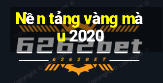 Nền tảng vàng màu 2020