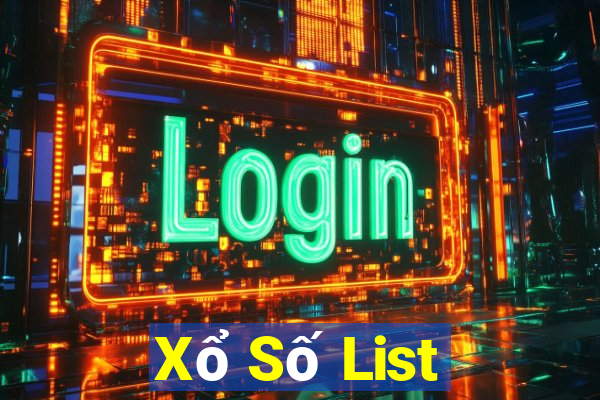 Xổ Số List