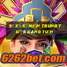 số xổ số miền trung thứ 6 hàng tuần