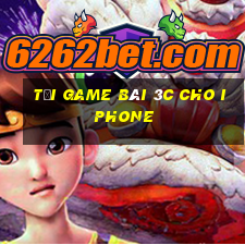 tải game bài 3c cho iphone