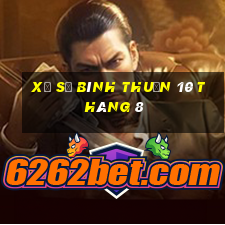 xổ số bình thuận 10 tháng 8