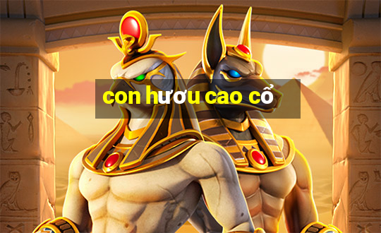 con hươu cao cổ