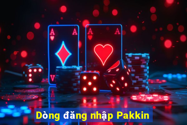 Dòng đăng nhập Pakkin