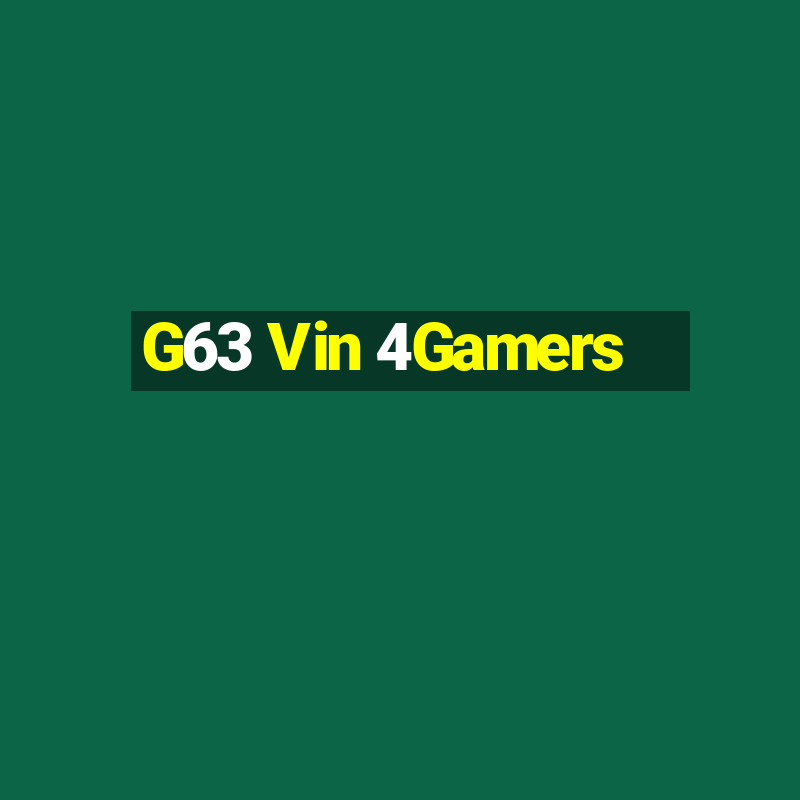 G63 Vin 4Gamers