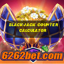 blackjack counter calculator