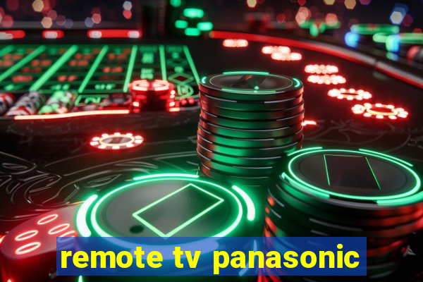 remote tv panasonic