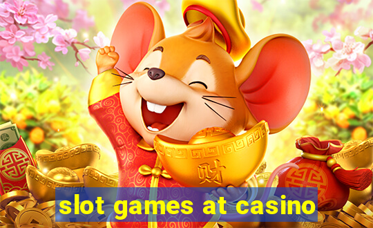 slot games at casino