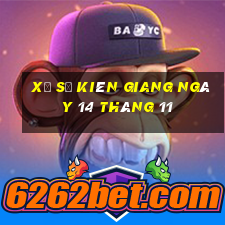 xổ số kiên giang ngày 14 tháng 11