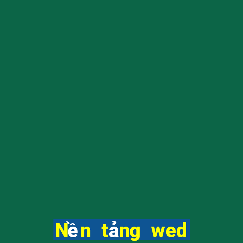 Nền tảng wed giải trí điện tử