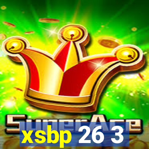 xsbp 26 3