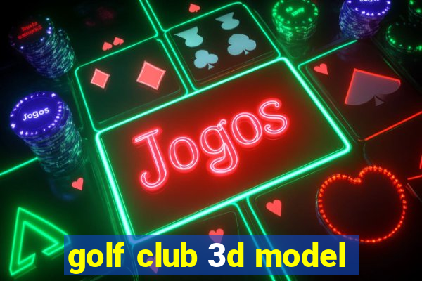 golf club 3d model