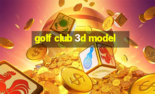 golf club 3d model