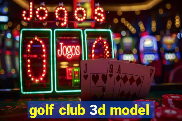 golf club 3d model