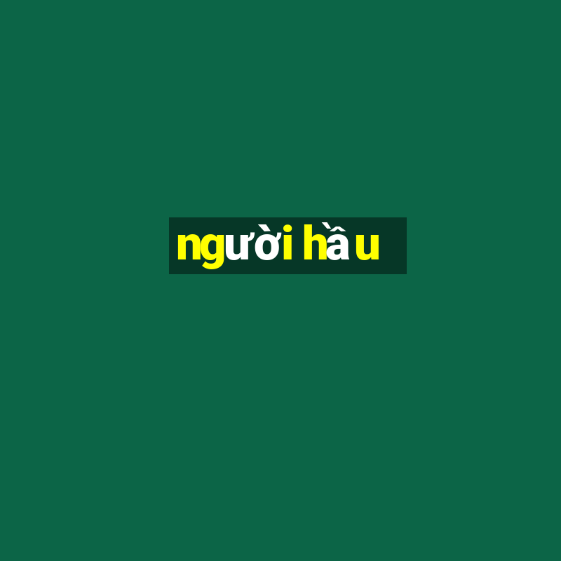 người hầu