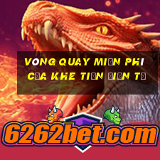 vòng quay miễn phí của khe tiền điện tử