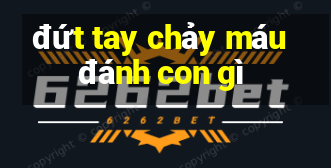 đứt tay chảy máu đánh con gì