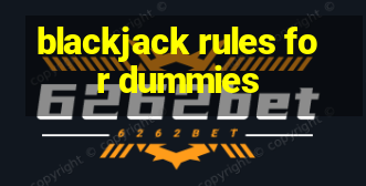 blackjack rules for dummies