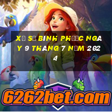 xổ số bình phước ngày 9 tháng 7 năm 2024